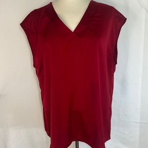 NWT MIROL  Ruby Red,  Size X Large, V Neck, Sleeveless,